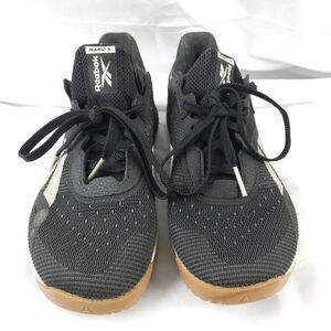 Reebok Women's Sz 8 Black Nano X Crossfit Sneakers Running Shoes Lace Up FW8209